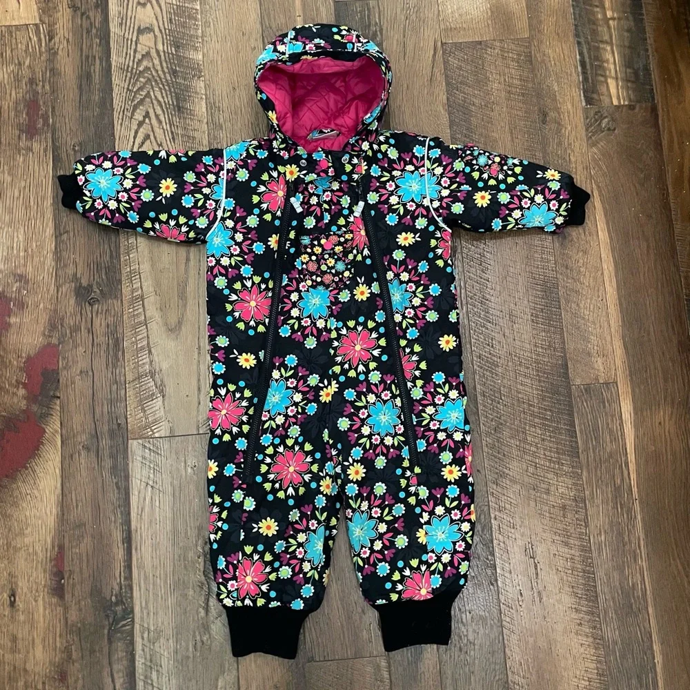 Hanna Andersson full body snow suit coat girl 2T